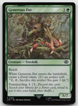 MTG Generous Ent C Universes Beyond: The Lord of the Rings: Tales of Middle-eart - Image 1