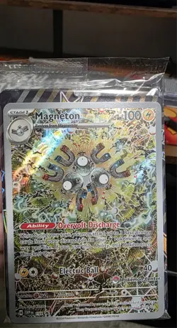 Magneton 159 Pokemon Center Stamped Black Star Promo Surging Sparks Sealed Pack - Image 2