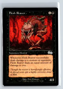 (3X) Flesh Reaver Urza's Saga Uncommon - MTG Magic the Gathering Card - Image 5
