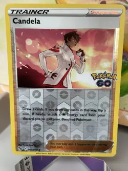 Candela - 065/078 Pokemon GO Reverse Holo Pokemon Trainer Supporter Card TCG - Image 1