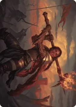 Imodane, the Pyrohammer Art Card [Wilds of Eldraine Art Series] Lightly Played - Image 1