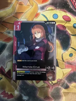 Marida Cruz Gundam Card Game New Type Rising Foil NM GD01-093 RARE - have 5 - Image 1