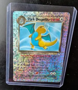 Dark Dragonite 5/110 Legendary Collection Reverse Holo Vintage Pokemon Card - Image 3