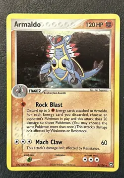 Pokemon TCG Armaldo EX Power Keepers Holo Rare Card 3/108 - Image 1