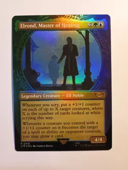 Elrond Master Of Healing Showcase Foil 0318 Mtg Magic The Gathering LTR NM - Image 1