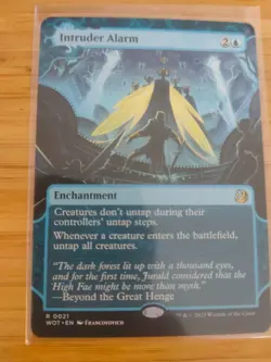MTG Intruder Alarm 0021 Wilds Of Eldraine Enchanting Tales M/NM Free UK P&P - Image 1
