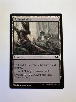 Polluted Mire - MTG Commander 2015 - NM - Image 1