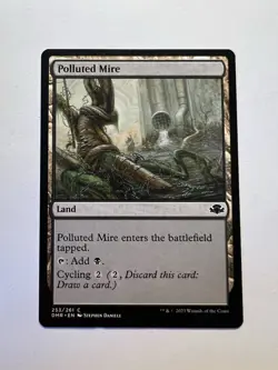 Polluted Mire - MTG Dominaria Remastered - NM - Image 1