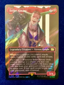 Seifer Almasy (Borderless) (Surge Foil) Foil Near Mint MTG Final Fantasy 0534 - Image 1