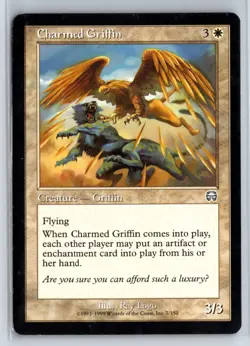 (3X) Charmed Griffin - Mercadian Masques - MTG Magic the Gathering Card - Image 5
