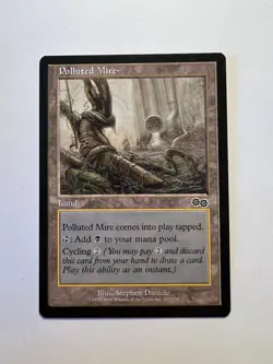 Polluted Mire - MTG Urza's Saga - NM - Image 1