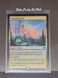 Starting Town MTG Final Fantasy FOIL NM FIN 0289 Rare Land - Image 1