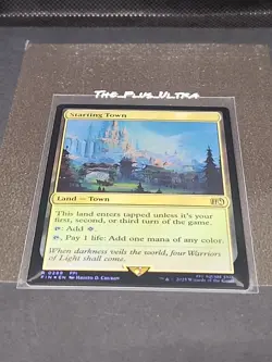 Starting Town MTG Final Fantasy FOIL NM FIN 0289 Rare Land - Image 2