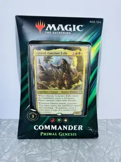 Magic the Gathering MtG Commander 2019 PRIMAL GENESIS Theme Deck FACTORY SEALED - Image 1