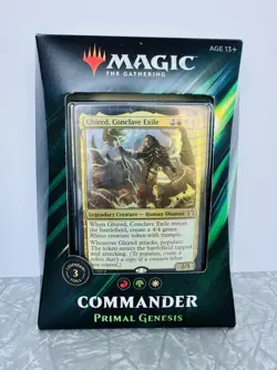 Magic the Gathering MtG Commander 2019 PRIMAL GENESIS Theme Deck FACTORY SEALED - Image 1