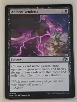 Ancient Vendetta - U 0075 Aetherdrift DFT MTG - Image 1
