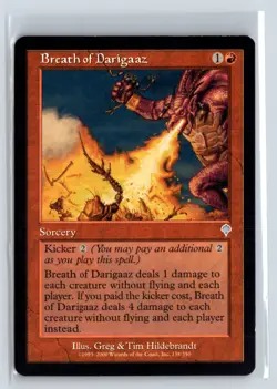 (3X) Breath of Darigaaz Invasion Uncommon - MTG Magic the Gathering Card - Image 1