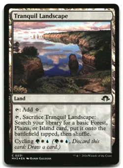 MTG Tranquil Landscape Foil C Modern Horizons 3 231 LP - Image 1