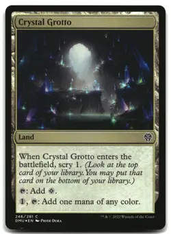 MTG Crystal Grotto Foil L Dominaria United 246 LP - Image 1