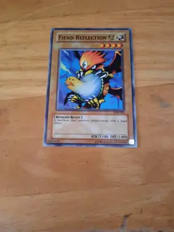 Yugioh Legend of Blue Eyes White Dragon Fiend Reflection #2 LOB-021 - Image 1