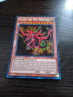 Yugioh! Slifer the Sky Dragon CT13-EN001 Secret Limited Edition NM - Image 1