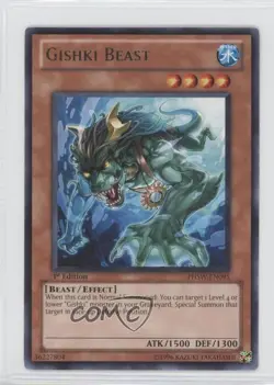 Gishki Beast 1st Ed. YuGiOh Photon Shockwave #PHSW-EN095 - Image 1