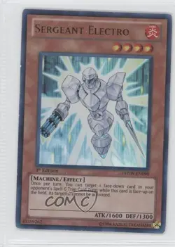 Sergeant Electro 1st Ed. YuGiOh Photon Shockwave #PHSW-EN090 READ - Image 1