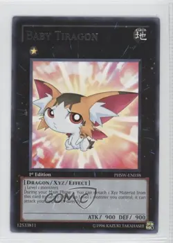 Baby Tiragon 1st Ed. YuGiOh Photon Shockwave #PHSW-EN038 - Image 1