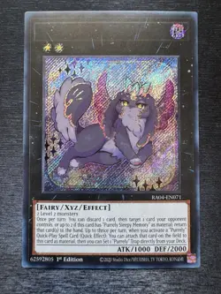 YuGiOh! Expurrely Noir RA04 - Error Misprint No Name No Imprint 1st Edition NM - Image 2