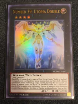 Yugioh Number 39: Utopia Double DUPO-EN008 Ultra Rare 1st Ed - Image 1