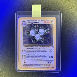 🔥 Magneton 11/62 🔥 Original Holo Rare Fossil Set Pokemon Card WOTC 1999 - Image 1