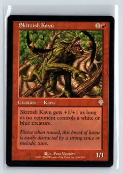 (3X) Skittish Kavu Invasion Uncommon - MTG Magic the Gathering Card - Image 1