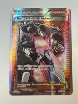 Pokemon TCG Team Rockets Handiwork Card #124/124 LP+ Condition - Image 1