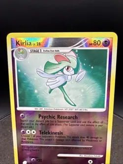Pokemon TCG Card 2007 Secret Wonders - Kirlia 53/132 Reverse Holo - Image 2