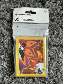 Pokemon Center Slither Wing & Iron Moth Trading Card Sleeves - 65 Pack! NEW! - Image 1