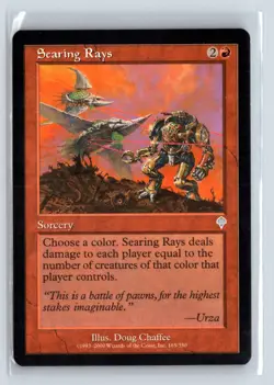 (3X) Searing Rays Invasion Uncommon - MTG Magic the Gathering Card - Image 1