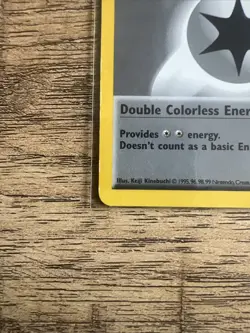Pokemon Double Colorless Energy Base Set, Shadowless, Regular Card 096/102 - Image 5