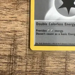 Pokemon Double Colorless Energy Base Set, Shadowless, Regular Card 096/102 - Image 5