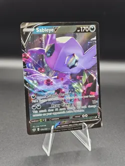 Sableye V 120/202 Sword & Shield NM Ultra Rare Pokemon Card - Image 1