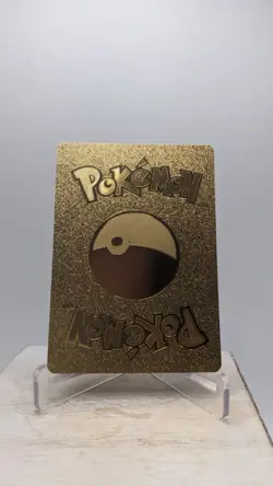 Pokemon Charmander, Charmeleon & Charizard GX Gold Foil Metal Fan Art Card - Image 2
