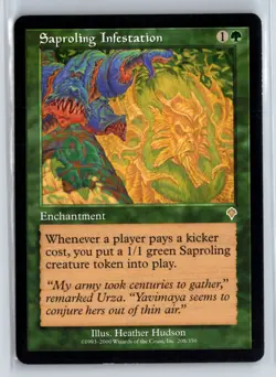 (3X) Saproling Infestation Invasion Rare - MTG Magic the Gathering Card - Image 1