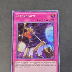 Yugioh TCG - Crackdown - DANE-EN078 - NM - 1st Ed - Super Rare - Trap Card 2019 - Image 5