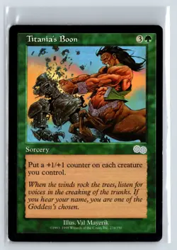 (3X) Titania's Boon Urza's Saga Uncommon - MTG Magic the Gathering Card - Image 3