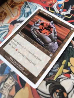 MTG Fire Diamond 🇬🇧 Nm Magic the Gathering 7th Edition 2001 OG Card - Image 3