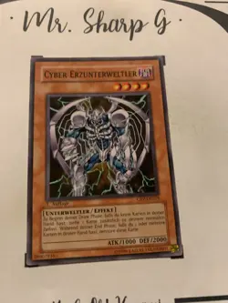 CYBER ERZUNTERWELTLER - 1. AUFLAGE CRV-DE019 DEUTSCH Yu-Gi-Oh! CARD COMMON - Image 5