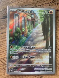 Sudowoodo 219/193 Paldea Evolved Illustration Rare Pokemon TCG Card LP - Image 3