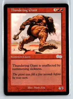 (3X) Thundering Giant Urza's Saga Uncommon - MTG Magic the Gathering Card - Image 5
