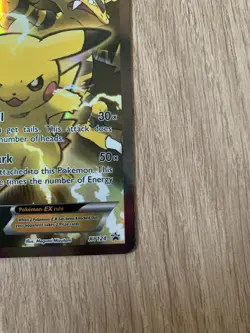 Pikachu EX (XY124) Red & Blue Collection Promo Standard Size Pokemon Card - Image 5