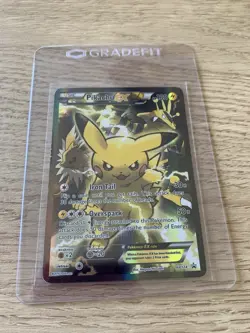 Pikachu EX (XY124) Red & Blue Collection Promo Standard Size Pokemon Card - Image 1