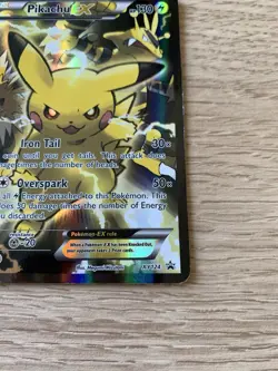Pikachu EX (XY124) Red & Blue Collection Promo Standard Size Pokemon Card - Image 5